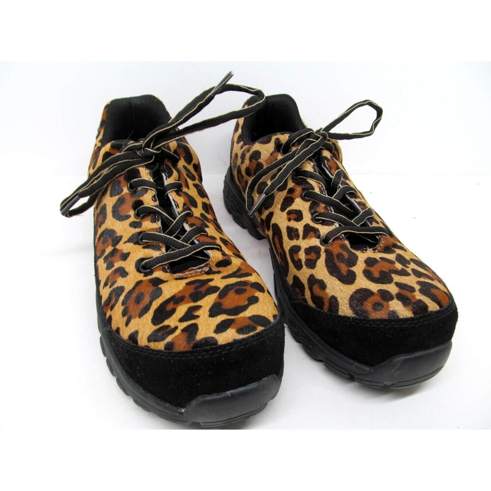 Nautilus Spark Oxford Animal Print Safety Shoes Womens Size US 10 EUR 42.5
